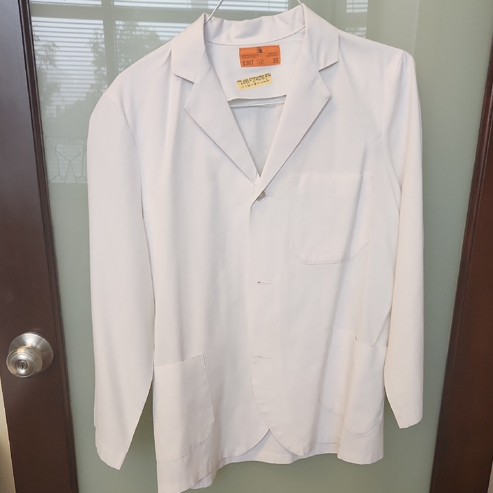 Classic White Women's Lab Jacket
